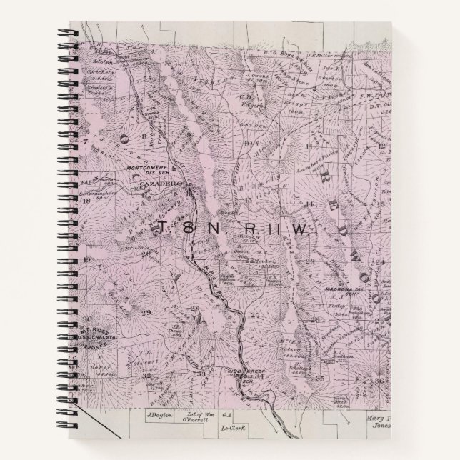 Cuaderno Condado de Sonoma, California 4 2 (Anverso)