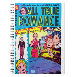 Cuaderno Conducción - Arte pop - Amor real - Romance engaño