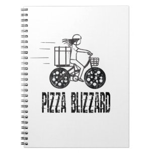 Cuaderno Conductor de Blizzard Bike Courier Pizza