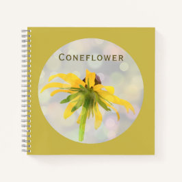 Cuaderno Conefluente amarillo sobre el oro viejo