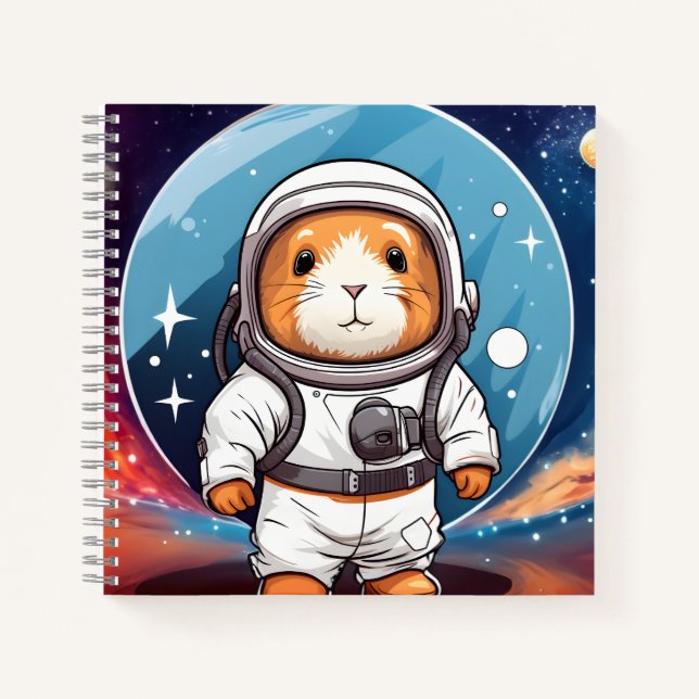 Cuaderno Conejillo de Indias en el espacio (Anverso)