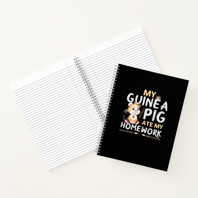 Cuaderno Conejillo de Indias Lindo Se Comió Mi Tarea (Interior)