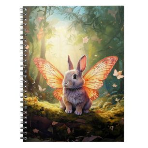 Cuaderno Conejito caprichoso en un bosque encantado