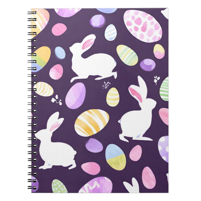 Cuaderno conejito con huevos de Pascua (Frente)