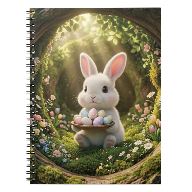 Cuaderno Conejito de Pascua adorable (Frente)