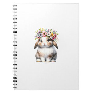 Cuaderno Conejito de Pascua para Mujeres Chicas - Flor de C
