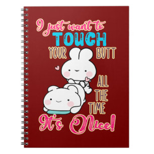 Cuaderno Conejito Divertido y Lindo Solo Quiero Tocar Tu Tr