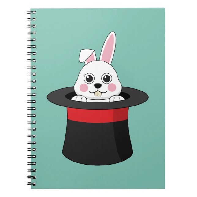 Cuaderno Conejito en Gorra del asistente (Frente)