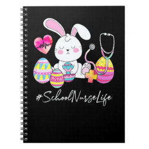 Cuaderno Conejito estetoscopio lindo Enfermera escolar Vida