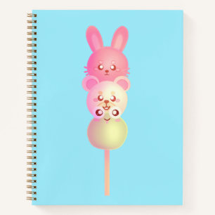 Cuaderno Conejito, Oso Y Rana De Dango