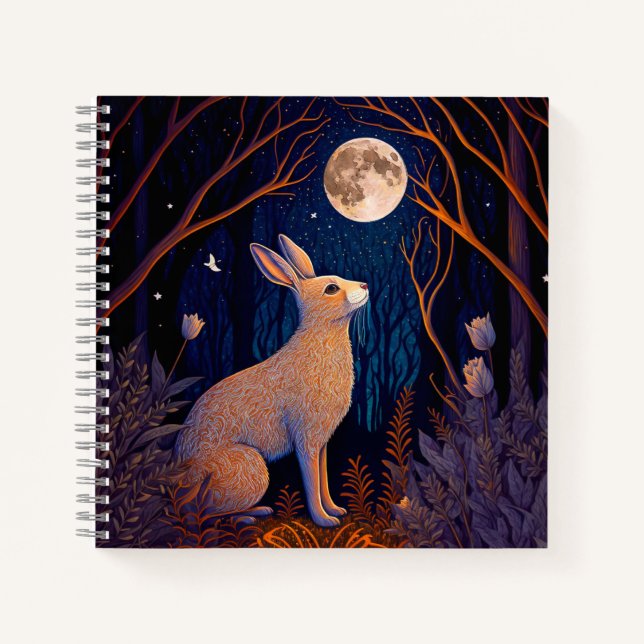Cuaderno Conejo a la luz de la luna (Anverso)