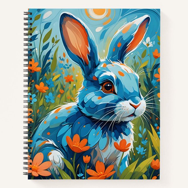 Cuaderno Conejo azul (Anverso)