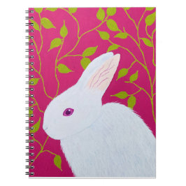 Cuaderno conejo blanco