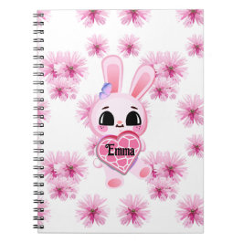 Cuaderno conejo blanco dulce