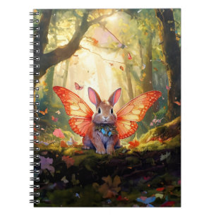 Cuaderno Conejo caprichoso en un bosque encantado