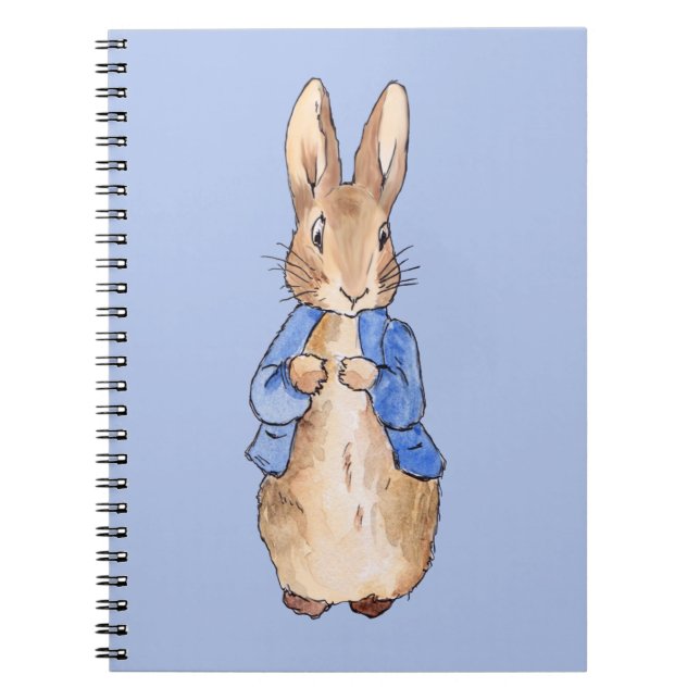 Cuaderno Conejo clásico con chaqueta azul (Frente)