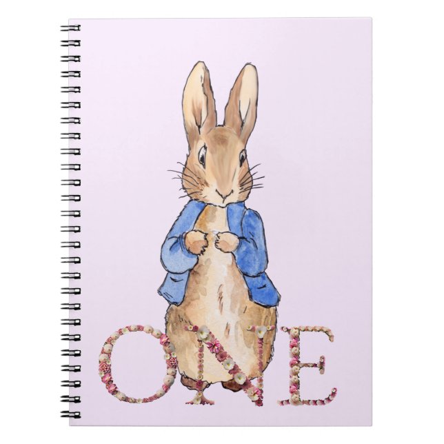Cuaderno Conejo clásico con chaqueta azul (Frente)