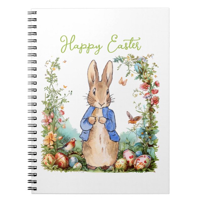 Cuaderno Conejo clásico de Pascua  (Frente)