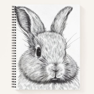 Cuaderno Conejo Conejo Conejo Naturaleza Salvaje Arte de Il