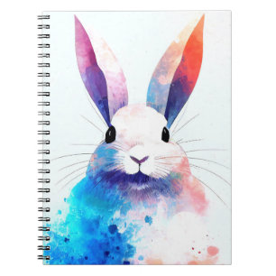 Cuaderno Conejo conejo conejo naturaleza salvaje Colores an