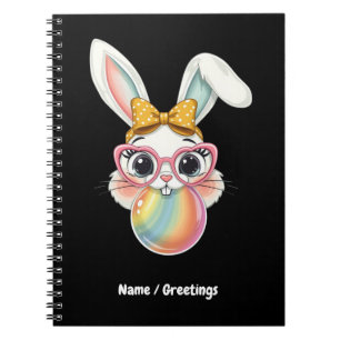 Cuaderno Conejo cutáneo conejito con burbuja de goma Gum fe