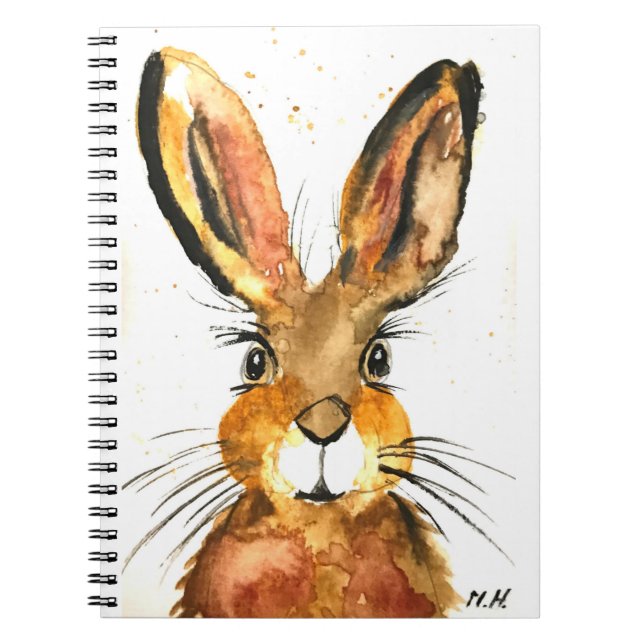Cuaderno Conejo de conejo moreno (Frente)