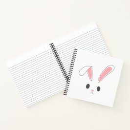 Cuaderno Conejo de conejo simple y lindo de Pascua | Cuader