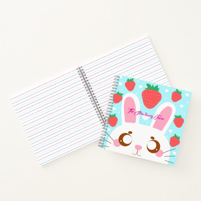 Cuaderno Conejo de fresa (Interior)