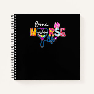Cuaderno Conejo de huevo de cuadros de enfermera Crna amor 