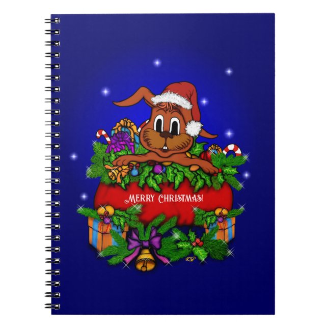 Cuaderno Conejo de Navidad (Frente)