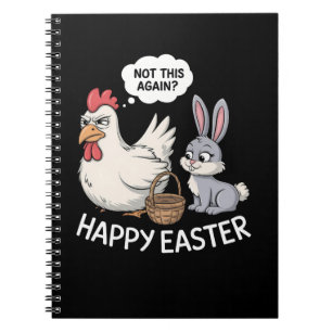 Cuaderno Conejo de Pascua Feliz Conejo Pollo No Esto Otra V