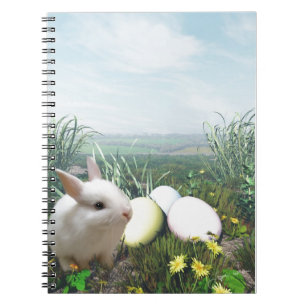 Cuaderno Conejo de Pascua y Huevos de Pascua