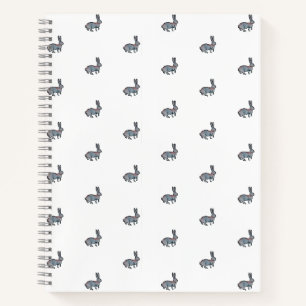 Cuaderno Conejo dibujado a mano con acuarela