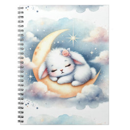 Cuaderno Conejo durmiente en la Luna