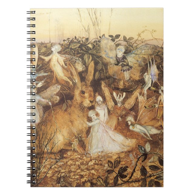 Cuaderno Conejo entre las hadas, cuentos de hadas veneciana (Frente)
