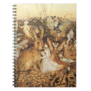 Cuaderno Conejo entre las hadas, Cuentos de hadas vintage