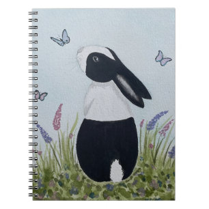 Cuaderno Conejo holandés acuarela