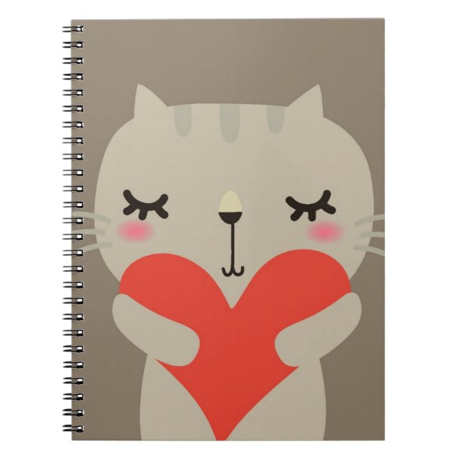 Cuaderno Conejo lindo con amor (Frente)