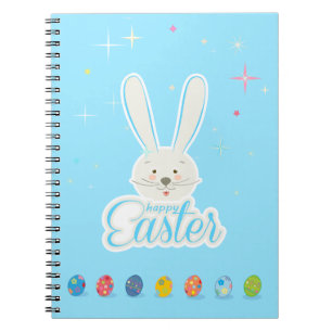 Cuaderno Conejo lindo Feliz Semana Santa Cacería Fiesta Pri