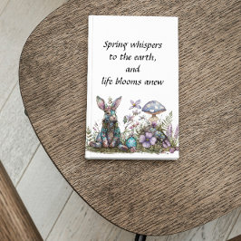 Cuaderno Conejo místico con hongos