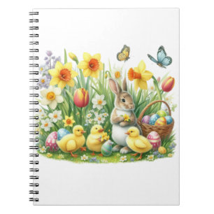 Cuaderno Conejo/pollo de primavera clásico/ventilado