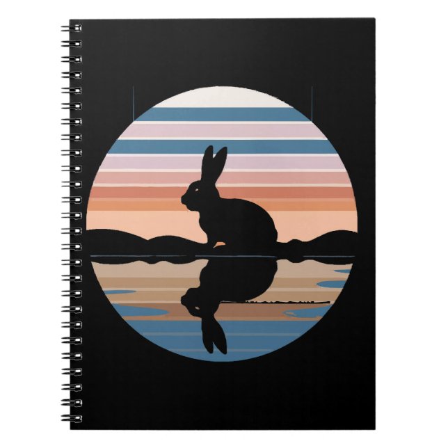 Cuaderno Conejo Retro Sunset (Frente)