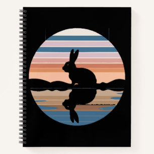 Cuaderno Conejo Retro Sunset