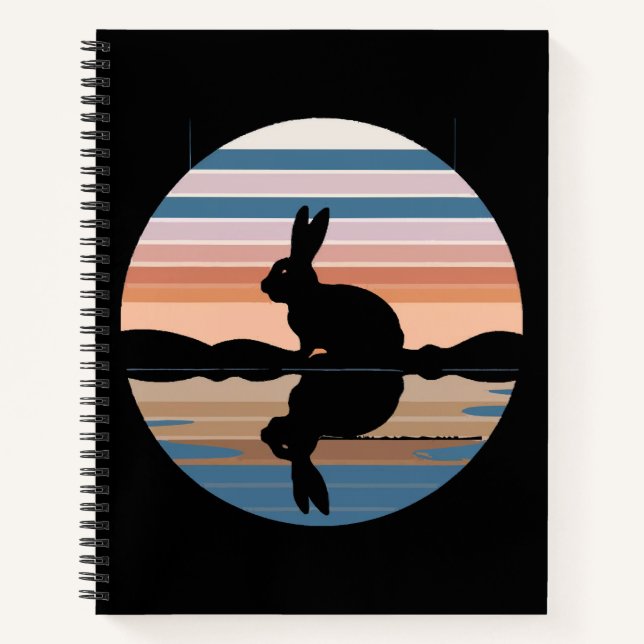 Cuaderno Conejo Retro Sunset (Anverso)