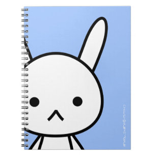 Cuaderno - conejo - SkyBlue