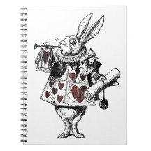 Conejos blancos de los corazones - Alicia en el