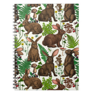 Cuaderno Conejos y flora de los bosques 4