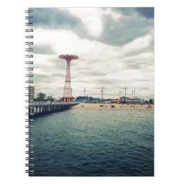 Cuaderno Coney Island Beach Panorama