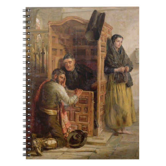Cuaderno Confesión, 1862 (aceite en lona) (Frente)