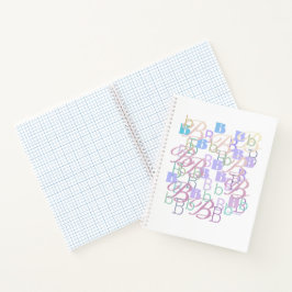 Cuaderno Confeti de Letras "B"